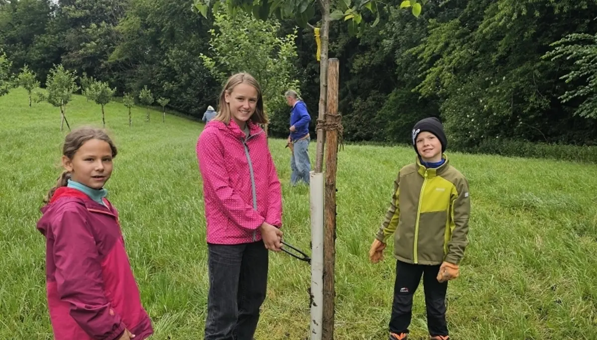 Naturschutzaktion der Familiengruppe | © DAV Wangen