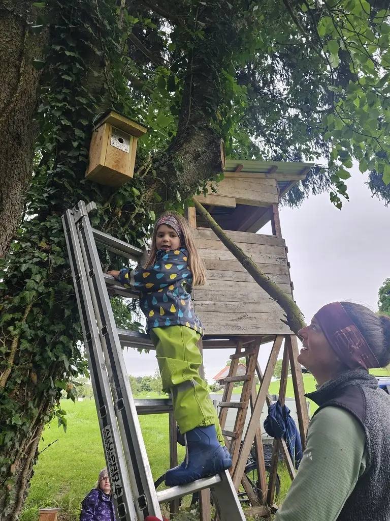 Naturschutzaktion der Familiengruppe | © DAV Wangen