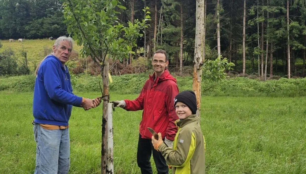 Naturschutzaktion der Familiengruppe | © DAV Wangen