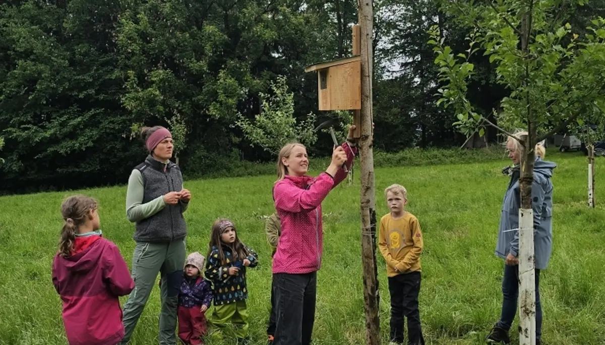 Naturschutzaktion der Familiengruppe | © DAV Wangen
