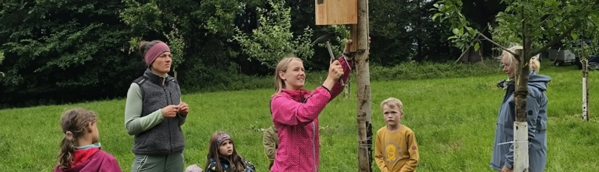 Naturschutzaktion der Familiengruppe | © DAV Wangen