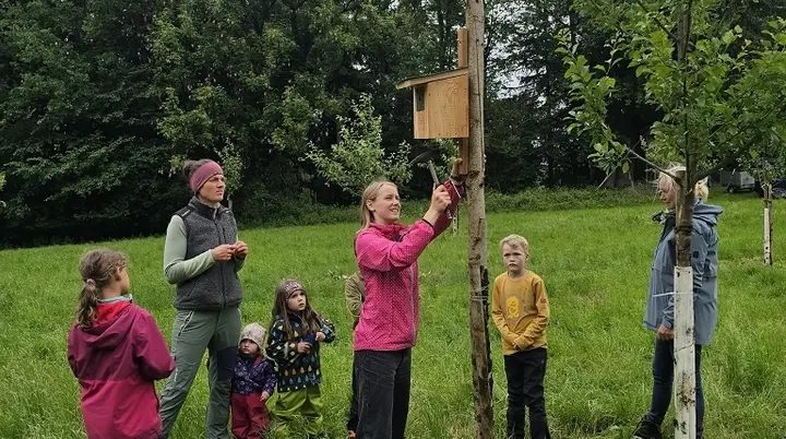 Naturschutzaktion der Familiengruppe | © DAV Wangen