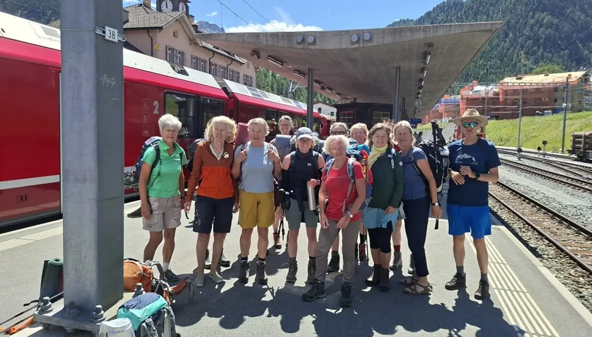 Yoga und Wandern in der Bernina | © Teilnehmer DAV Wangen