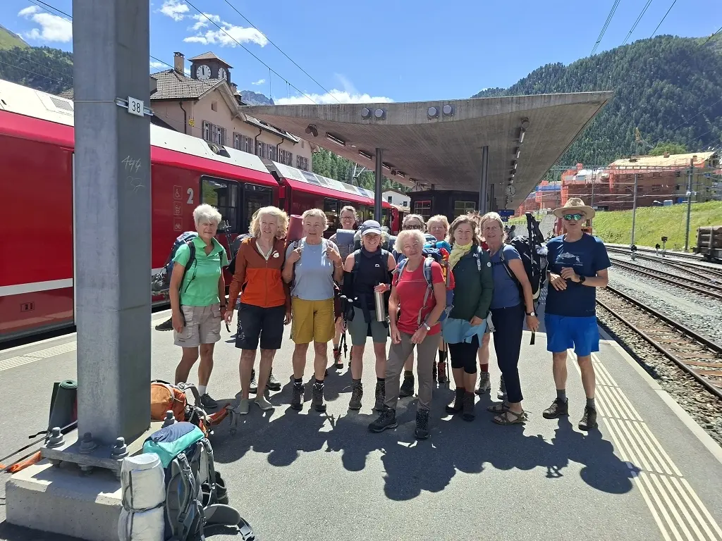 Yoga und Wandern in der Bernina | © Teilnehmer DAV Wangen