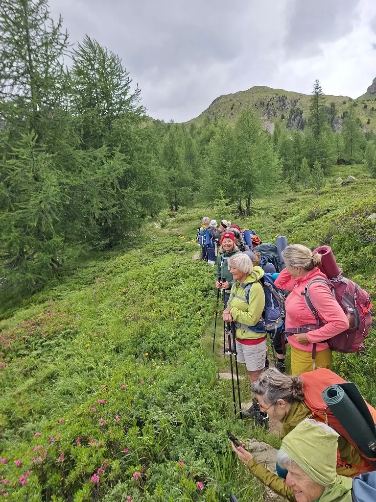 Yoga und Wandern in der Bernina | © Teilnehmer DAV Wangen
