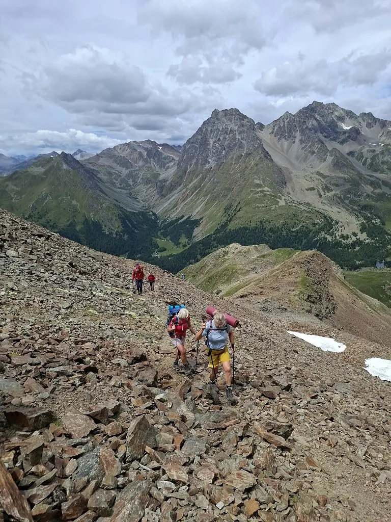 Yoga und Wandern in der Bernina | © Teilnehmer DAV Wangen