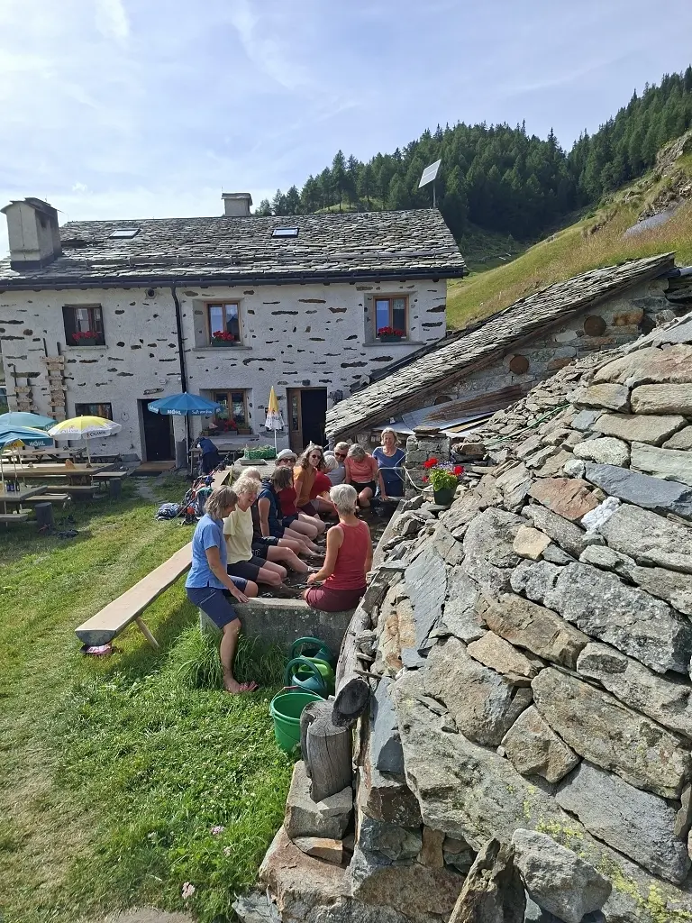 Yoga und Wandern in der Bernina | © Teilnehmer DAV Wangen