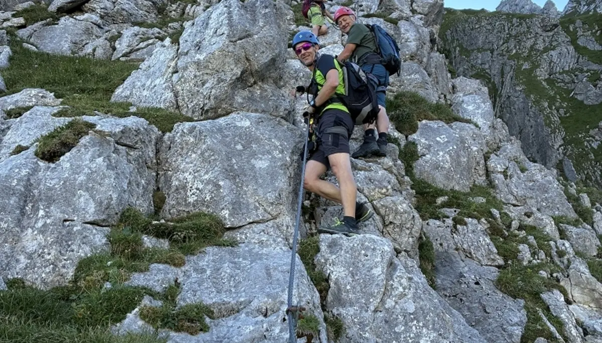 Klettersteig Tajakante | © DAV Wangen/Teilnehmer