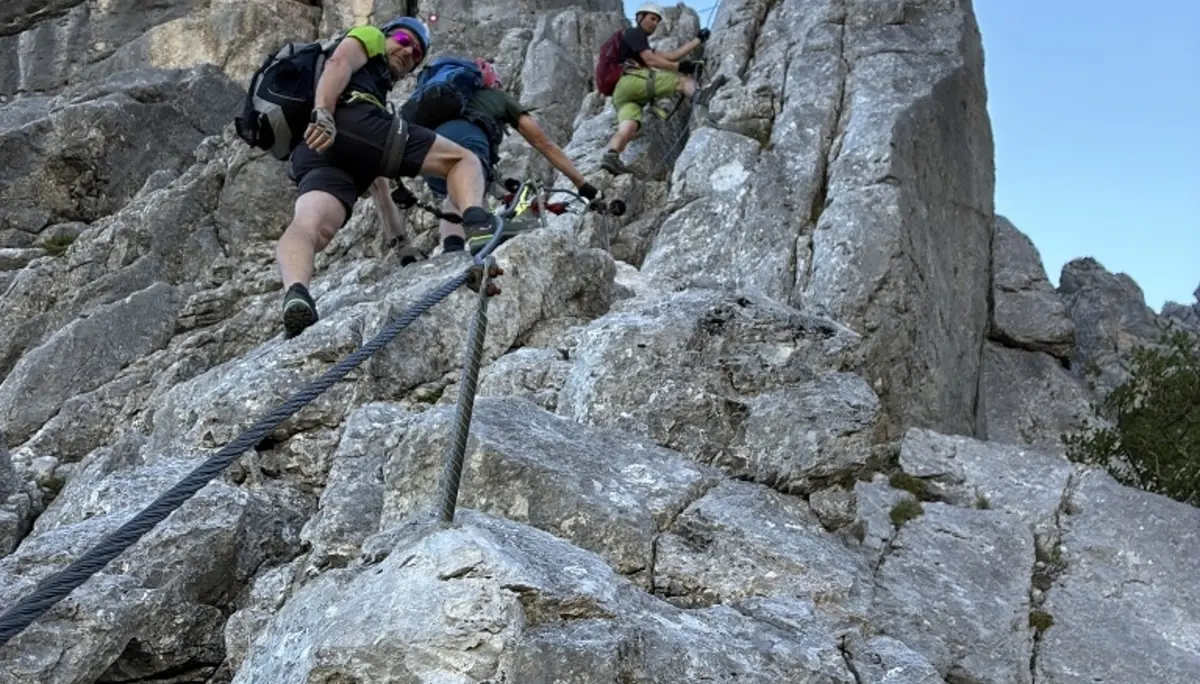 Klettersteig Tajakante | © DAV Wangen/Teilnehmer