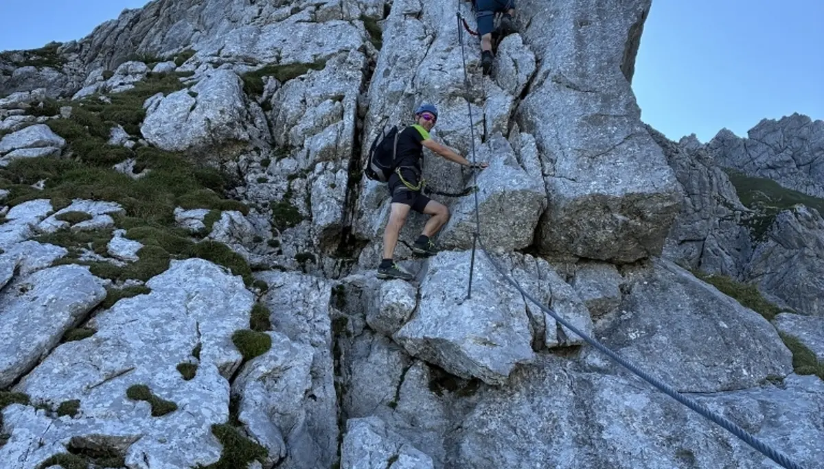Klettersteig Tajakante | © DAV Wangen/Teilnehmer