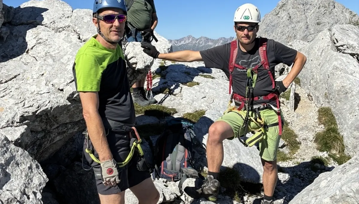 Klettersteig Tajakante | © DAV Wangen/Teilnehmer