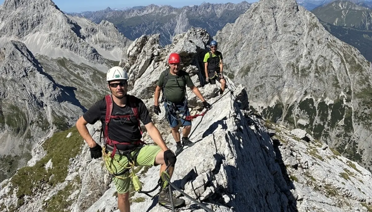 Klettersteig Tajakante | © DAV Wangen/Teilnehmer