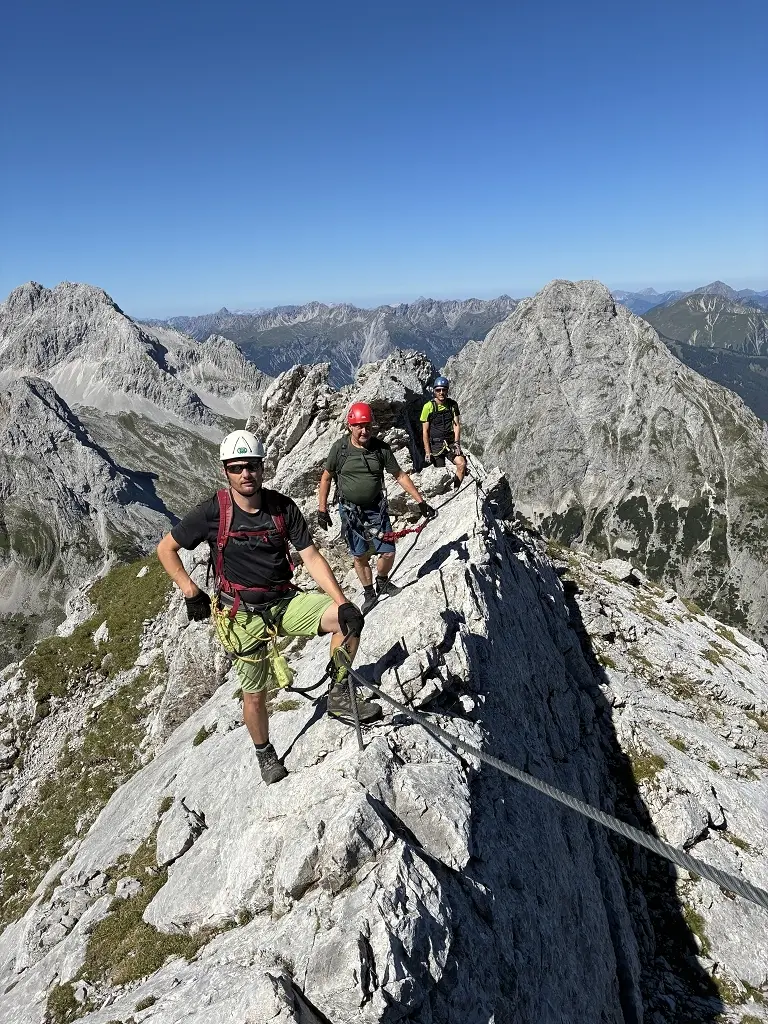 Klettersteig Tajakante | © DAV Wangen/Teilnehmer