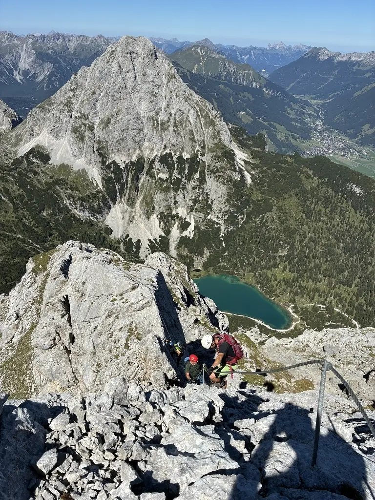 Klettersteig Tajakante | © DAV Wangen/Teilnehmer