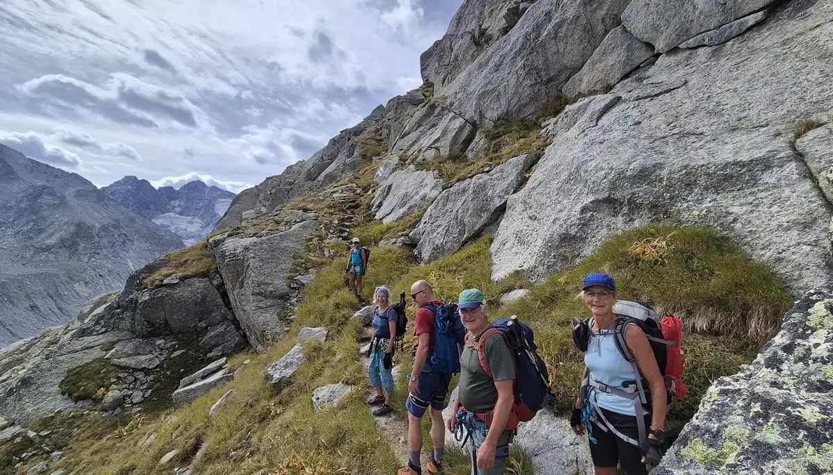 Auf dem Sentiero Bregaglia | © DAV-Wangen/Teilnehmer