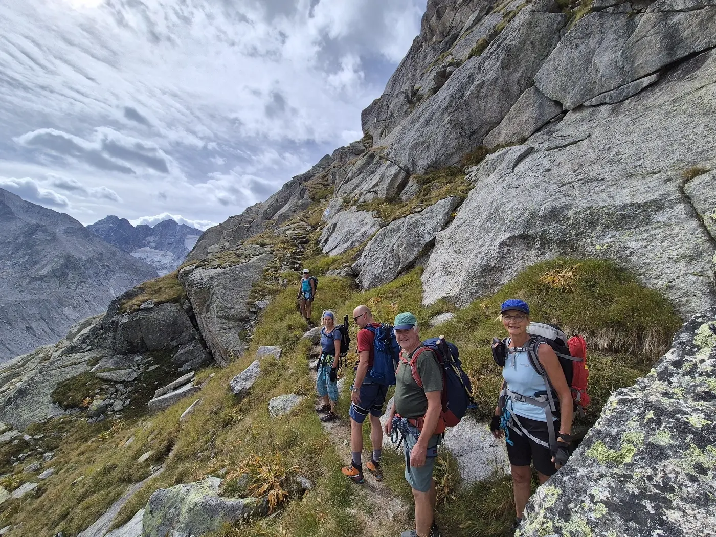 Auf dem Sentiero Bregaglia | © DAV-Wangen/Teilnehmer