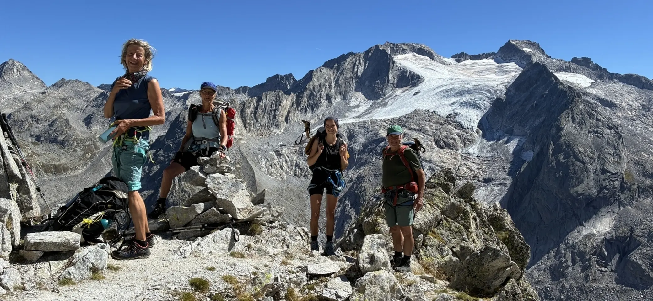 Auf dem Sentiero Bregaglia | © DAV-Wangen/Teilnehmer