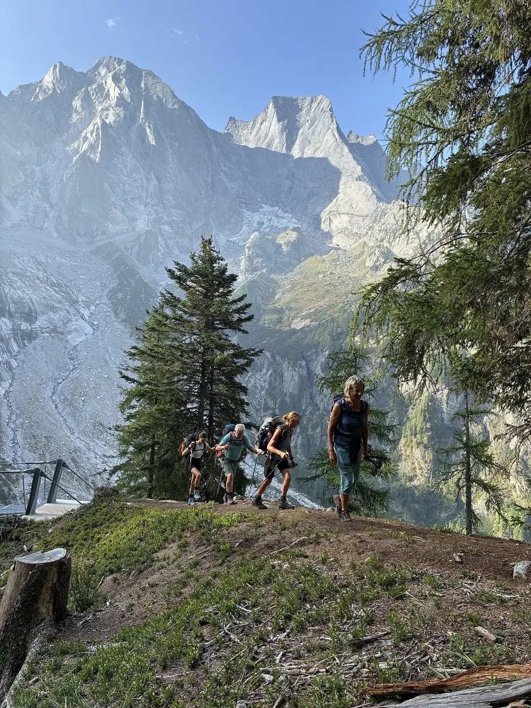 Auf dem Sentiero Bregaglia | © DAV-Wangen/Teilnehmer