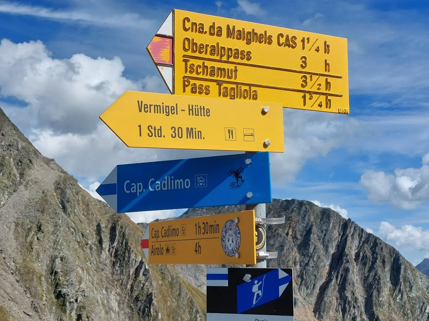 Wegweiser | © Teilnehmer/DAV Wangen